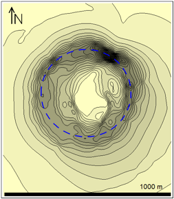 Bouguer gravity map horizontal gradient Wolfe Creek crater Australia
