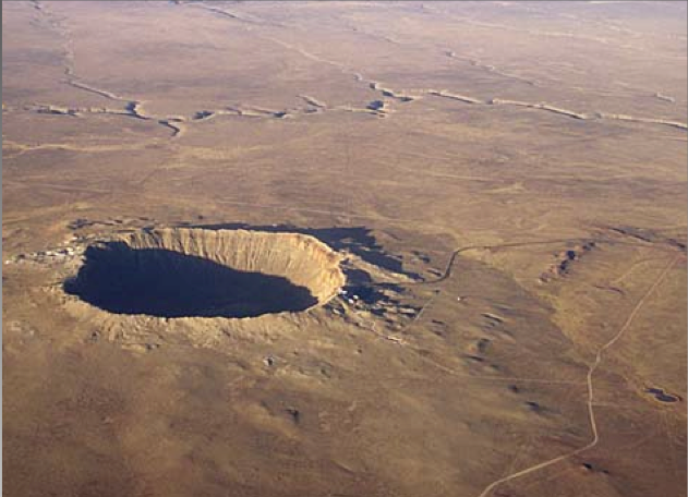 asteroid impact craters on earth